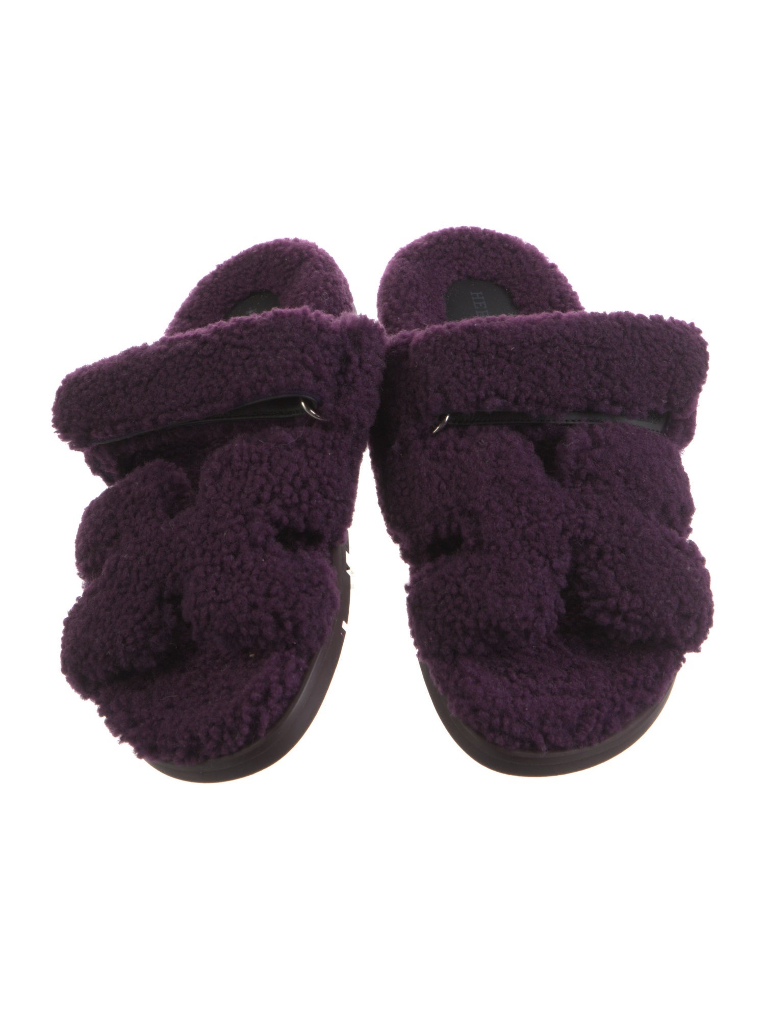 Hermès Chypre Shearling Slides